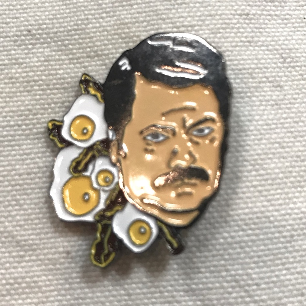Ron Swanson Enamel Pin